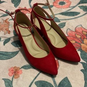 Elegant Red Women's Shoes